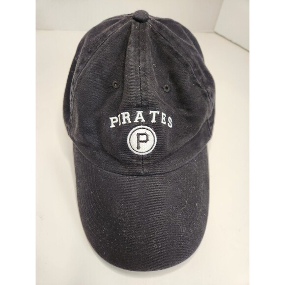 Pittsburgh Pirates Hat Cap Strap Back‎ MLB Baseball Black - Picture 1 of 6